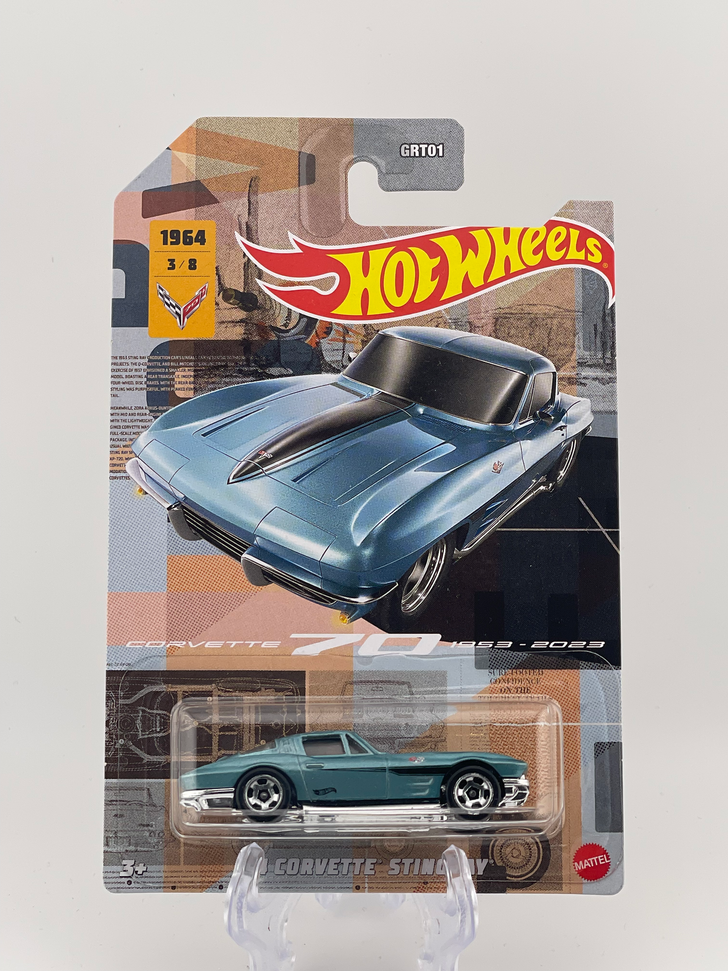 Hot Wheels Themed Assortment 2023 Corvette 70 Years 1953-2023 Set