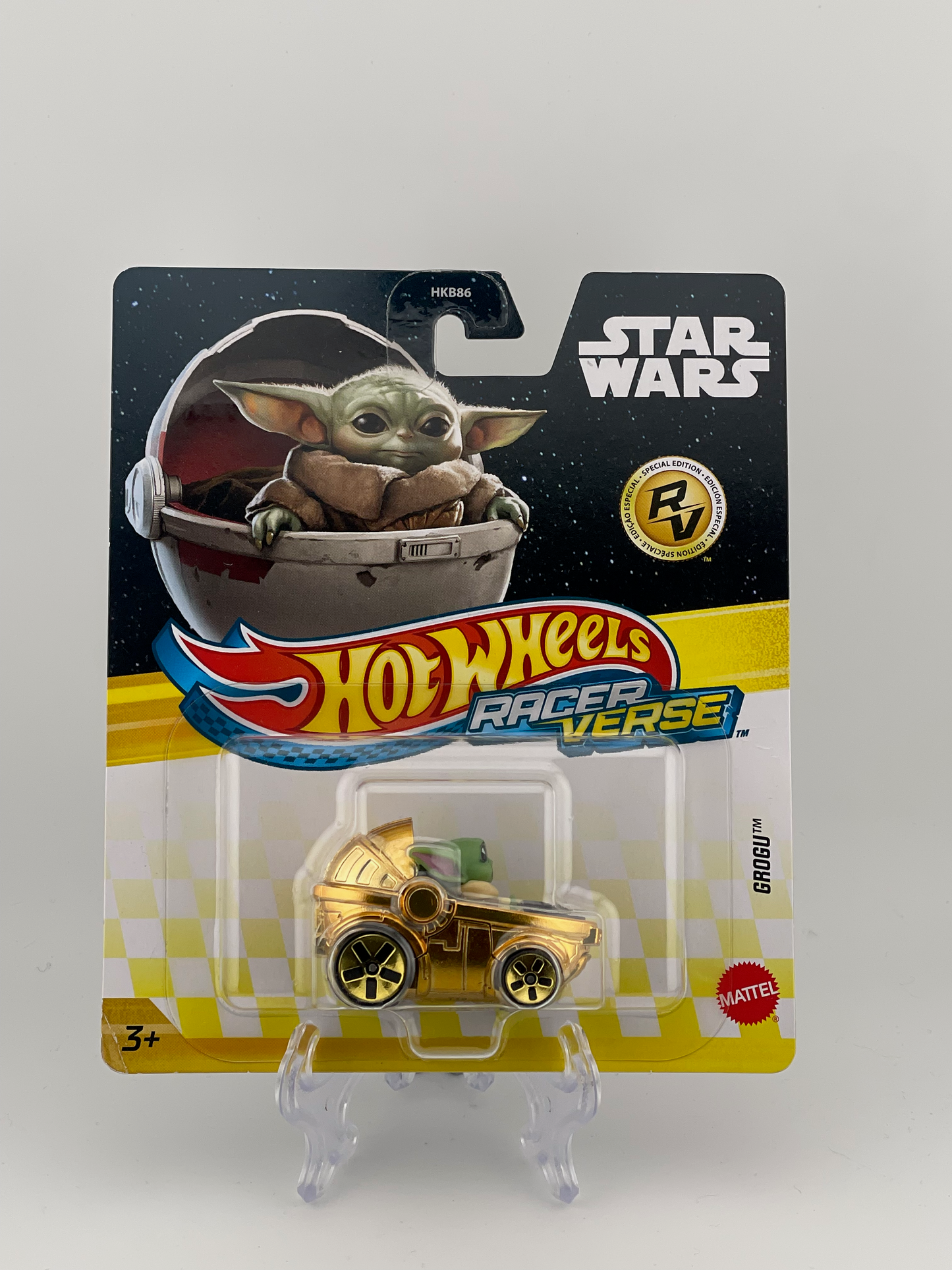 Hot Wheels Racer Verse *Chase* Star Wars Grogu *Check Condition*