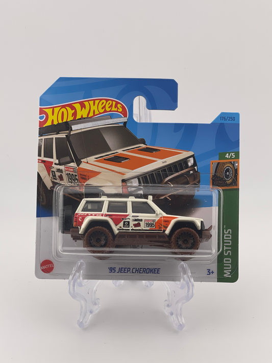 Hot Wheels Mainline Treasure Hunt *TH* '95 Jeep Cherokee *Short Card*