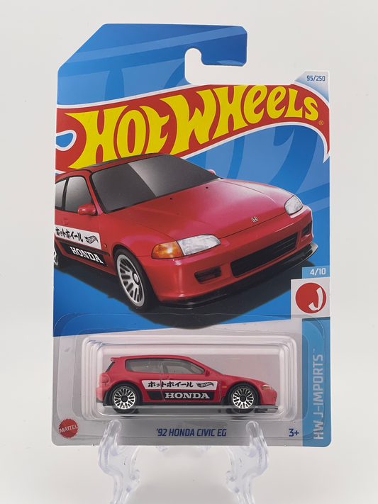 Hot Wheels Mainline '92 Honda Civic EG HW J-Imports 4/10