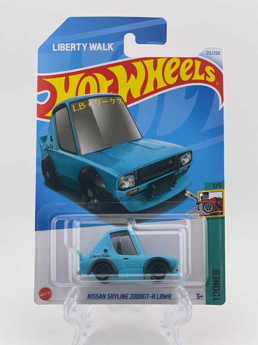 Hot Wheels Mainline Nissan Skyline 2000GT-R LBWK Tooned 3/5