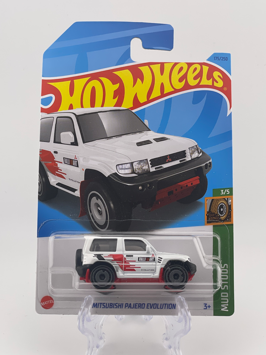 Hot Wheels Mainline Mitsubishi Pajero Evolution Mud Studs 3/5