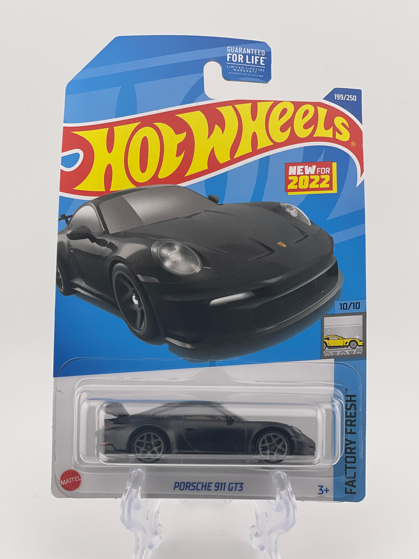 Hot Wheels Mainline Porsche 911 GT3 Factory Fresh 10/10 *US Card*