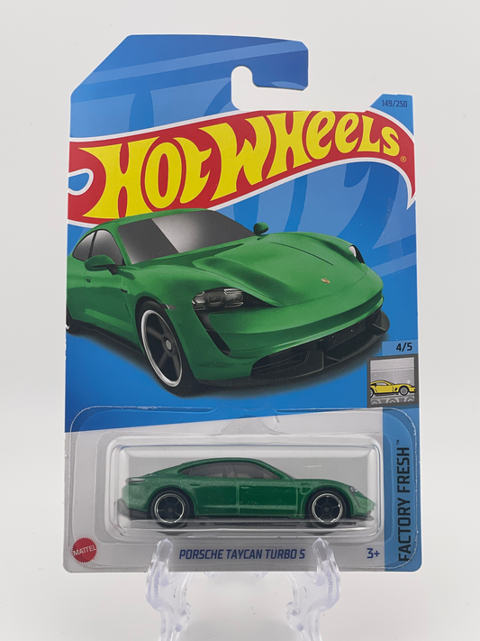 Hot Wheels Mainline Porsche Taycan Turbo S Factory Fresh 4/5