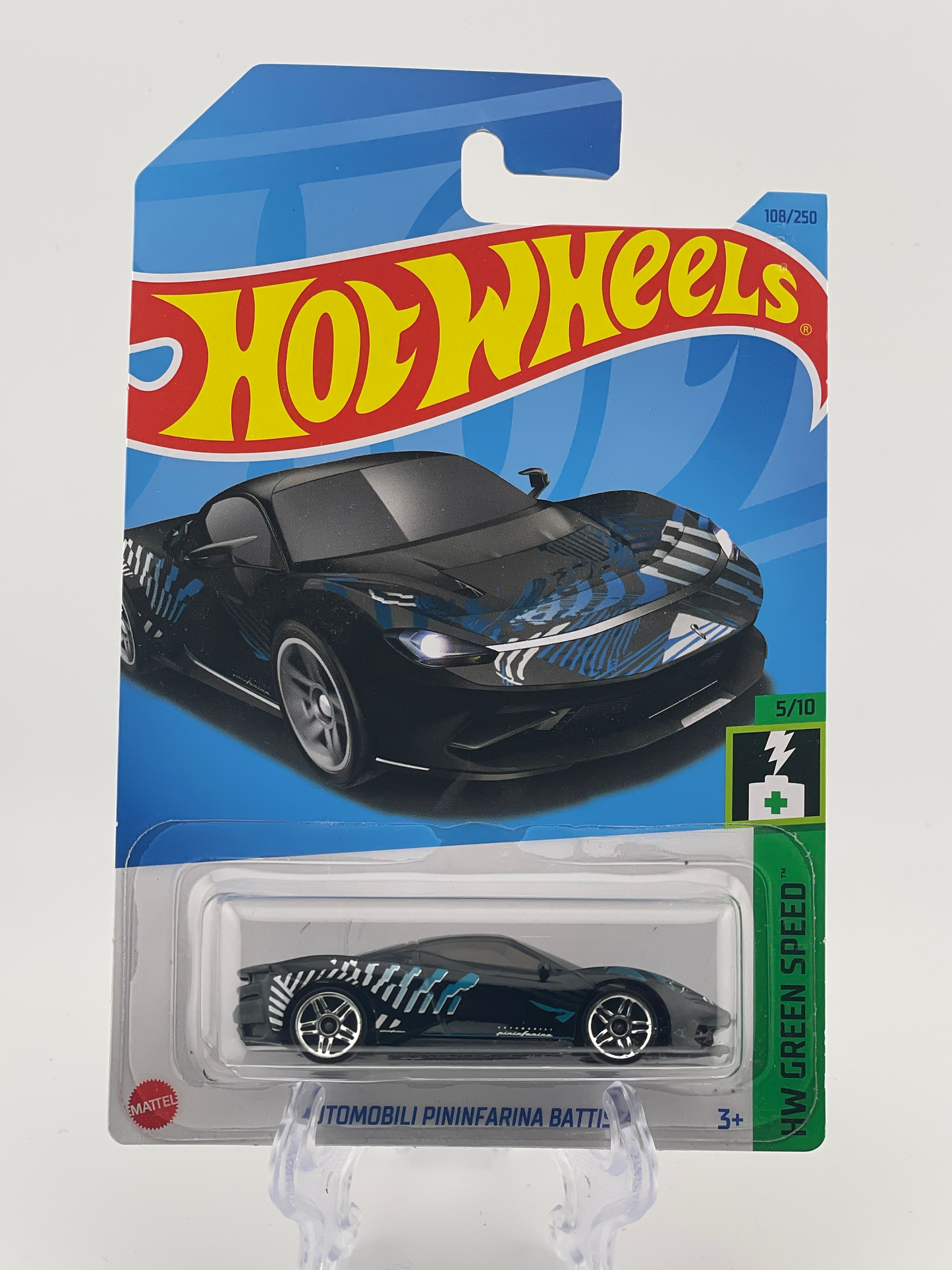 Hot Wheels Mainline Automobili Pininfarina Battista HW Green Speed 5/10