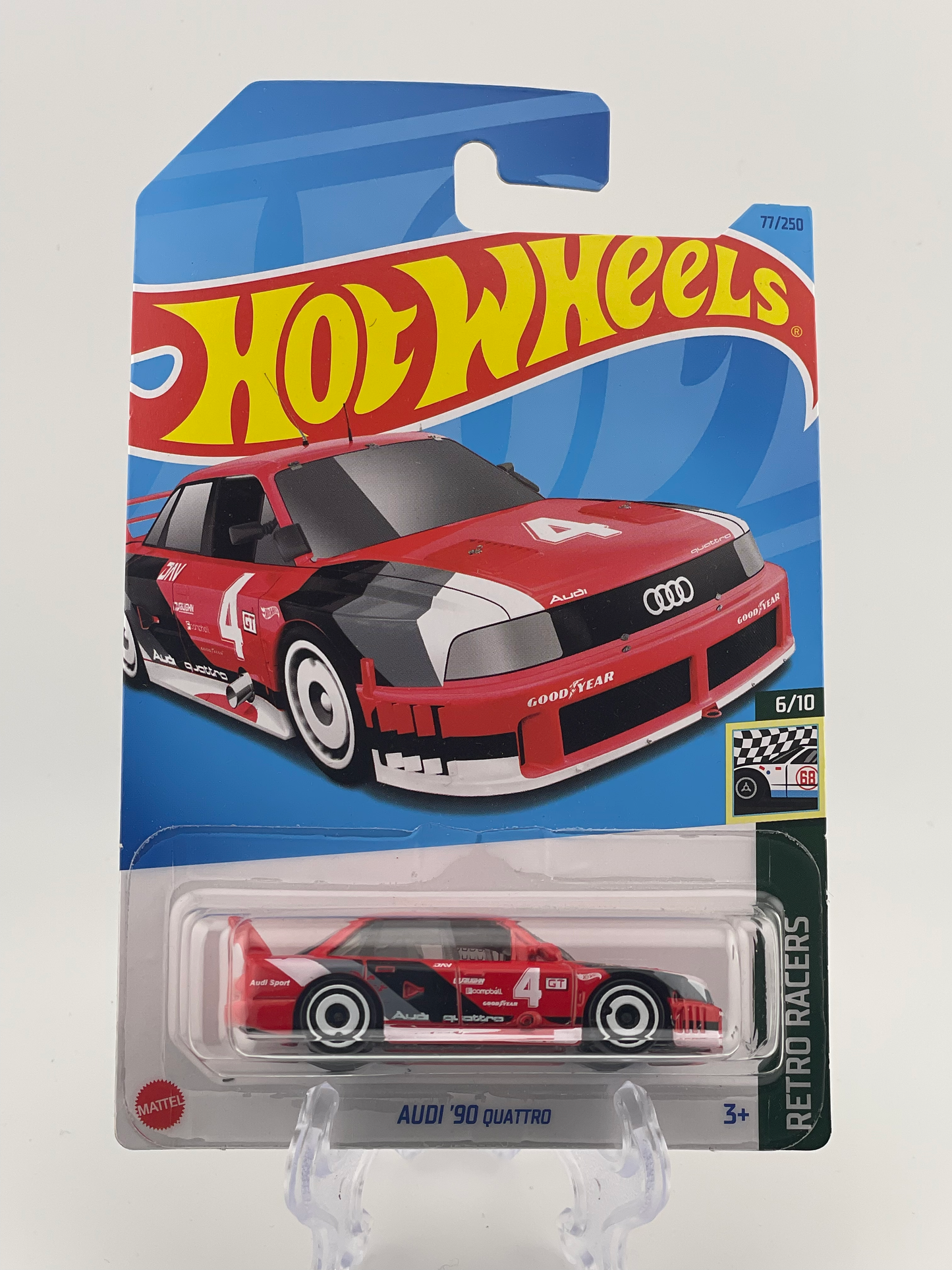 Hot Wheels Mainline Audi 90 Quattro Retro Racers 6/10