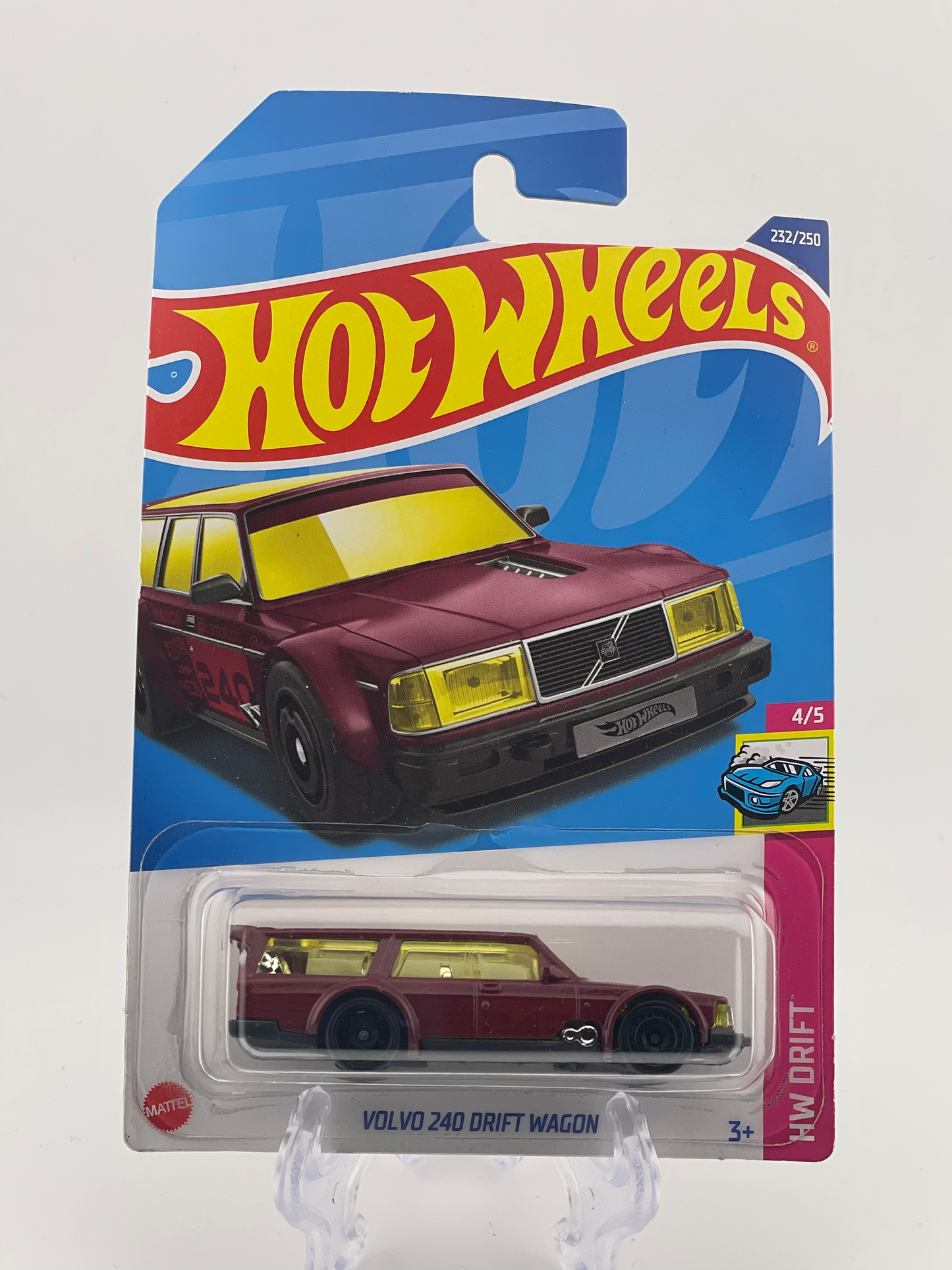 Hot Wheels Mainline Volvo 240 Drift Wagon HW Drift 4/5