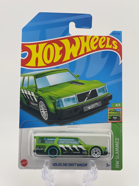 Hot Wheels Mainline Volvo 240 Drift Wagon HW Slammed 4/5