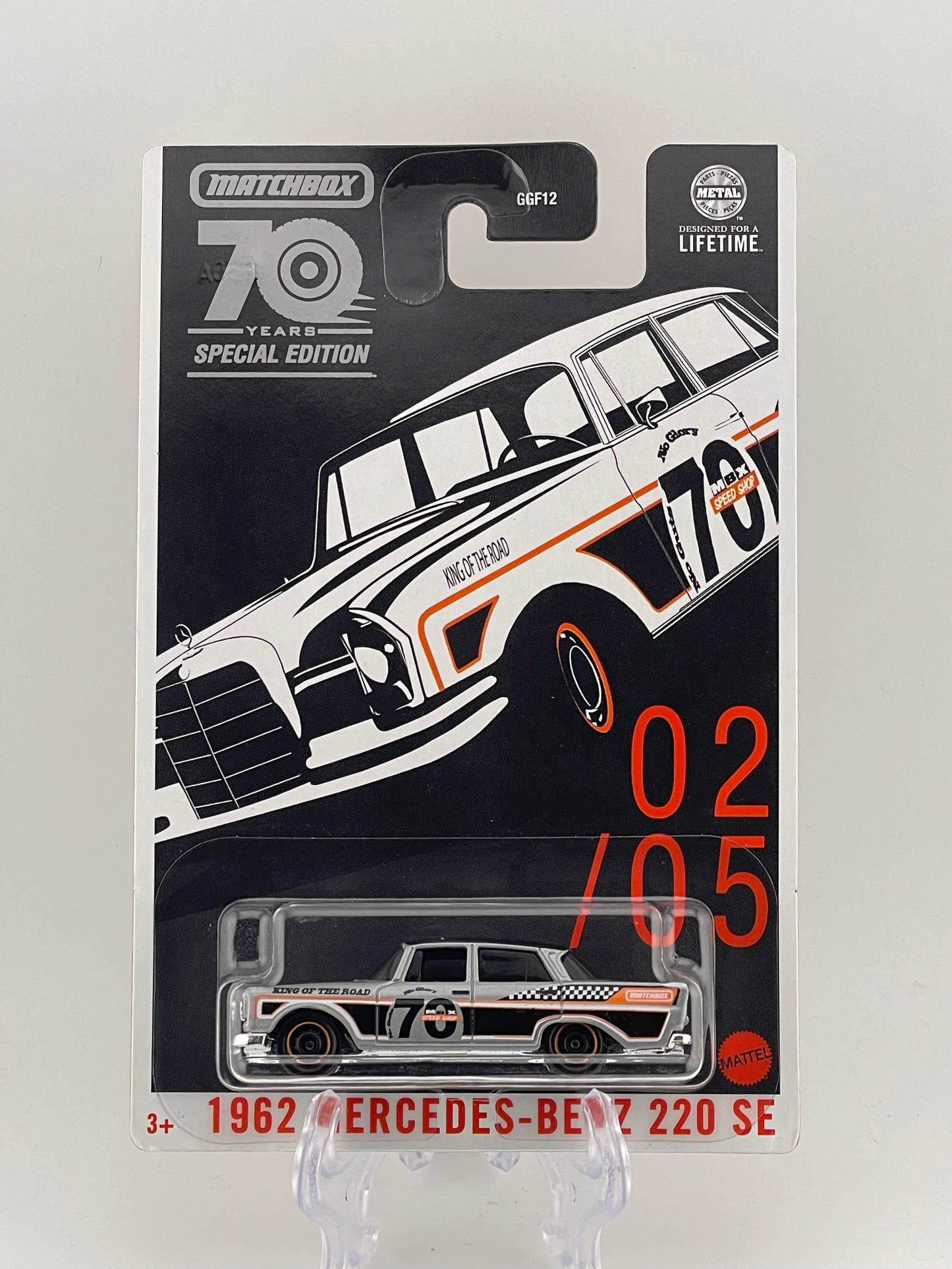 Matchbox 70 Year Anniversary Special Edition 02/05 1962 Mercedes-Benz 220 SE