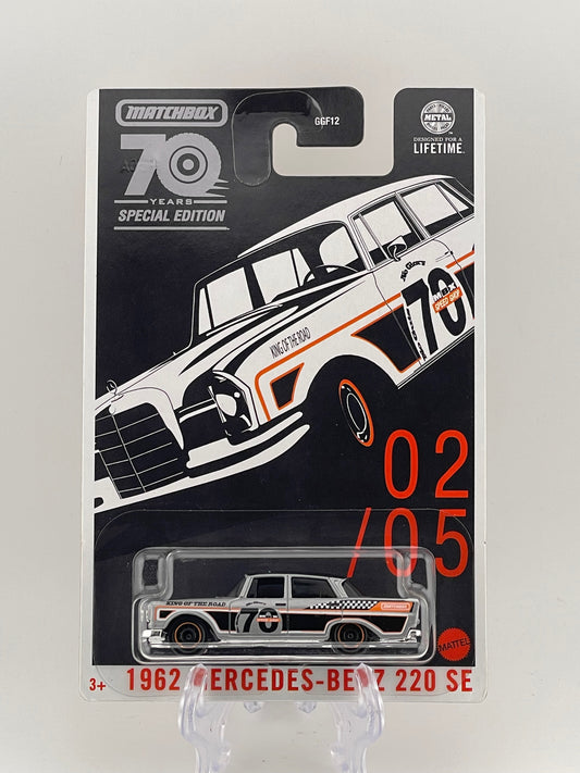 Matchbox 70 Year Anniversary Special Edition 02/05 1962 Mercedes-Benz 220 SE