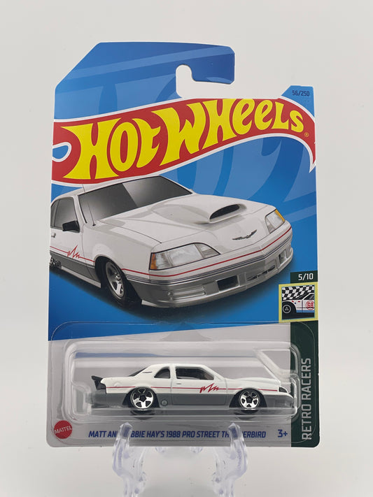 Hot Wheels Mainline Matt And Debbie Hay's 1988 Pro Street Thunderbird Retro Racers 5/10