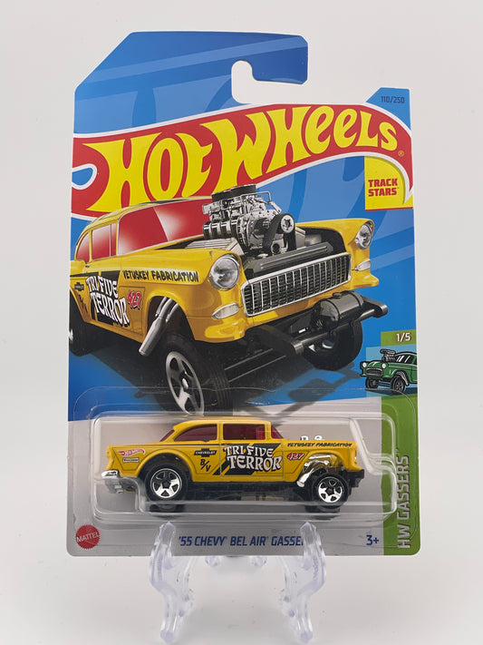 Hot Wheels Mainline '55 Chevy Bel Air Gasser HW Gassers 1/5