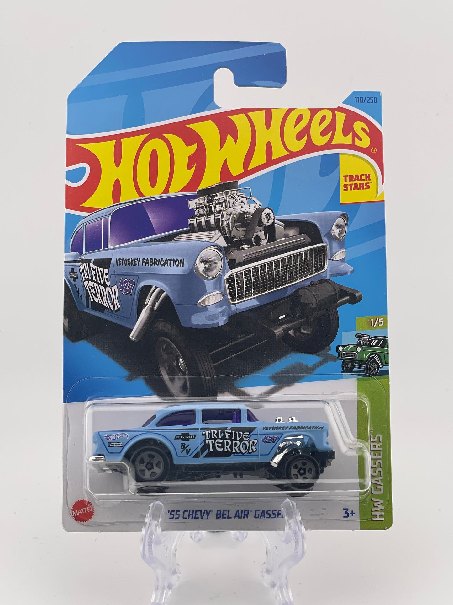 Hot Wheels Mainline '55 Chevy Bel Air Gasser HW Gassers 1/5