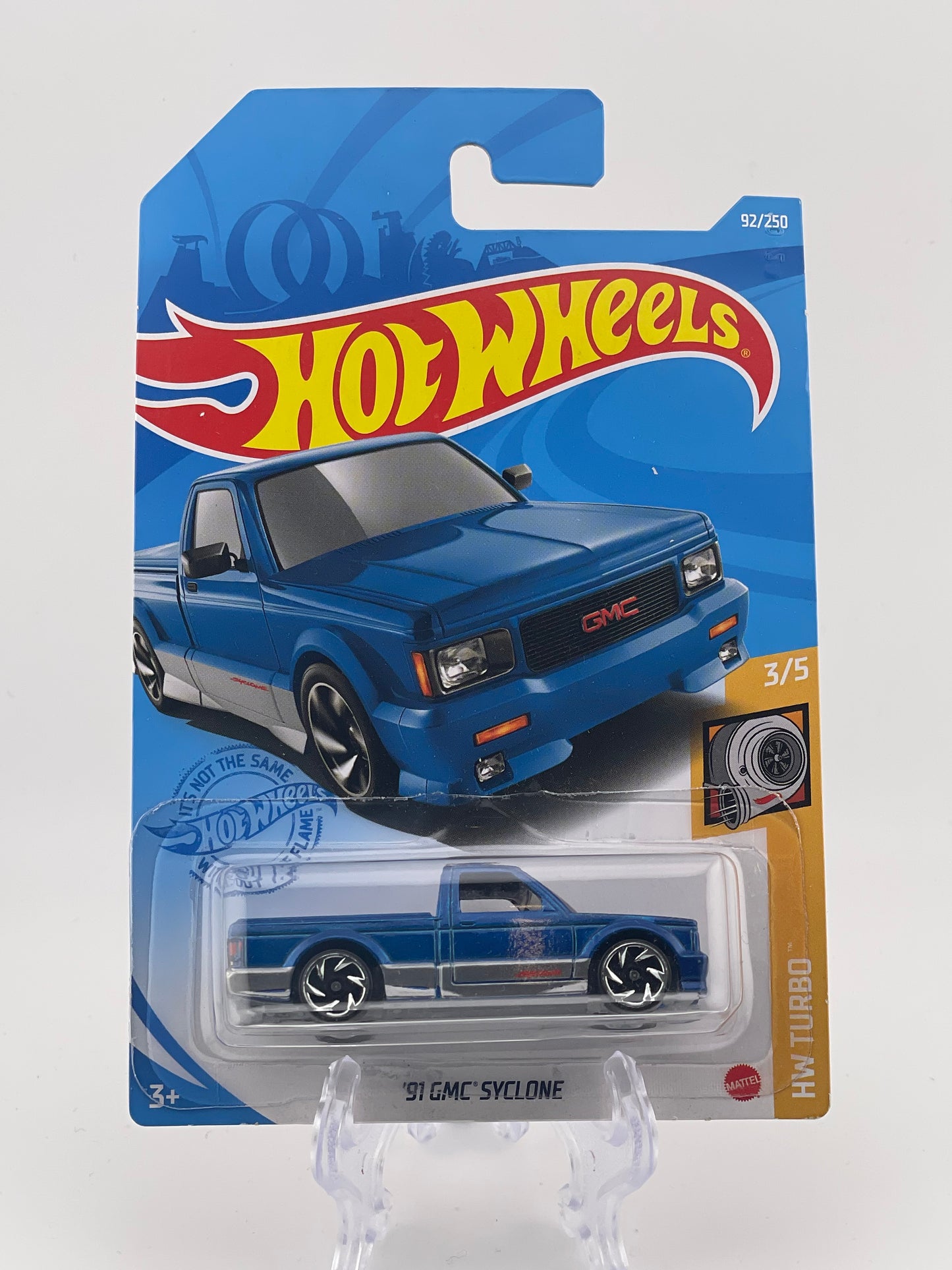 Hot Wheels Mainline '91 GMC Syclone HW Turbo 3/5