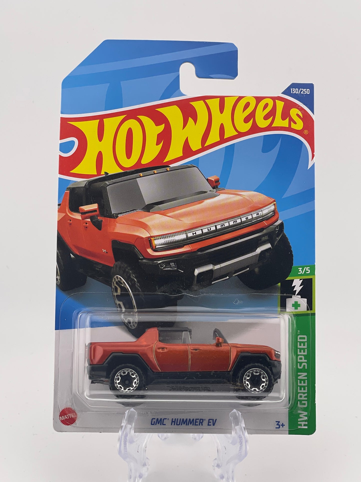 Hot Wheels Mainline GMC Hummer EV HW Green Speed 3/5