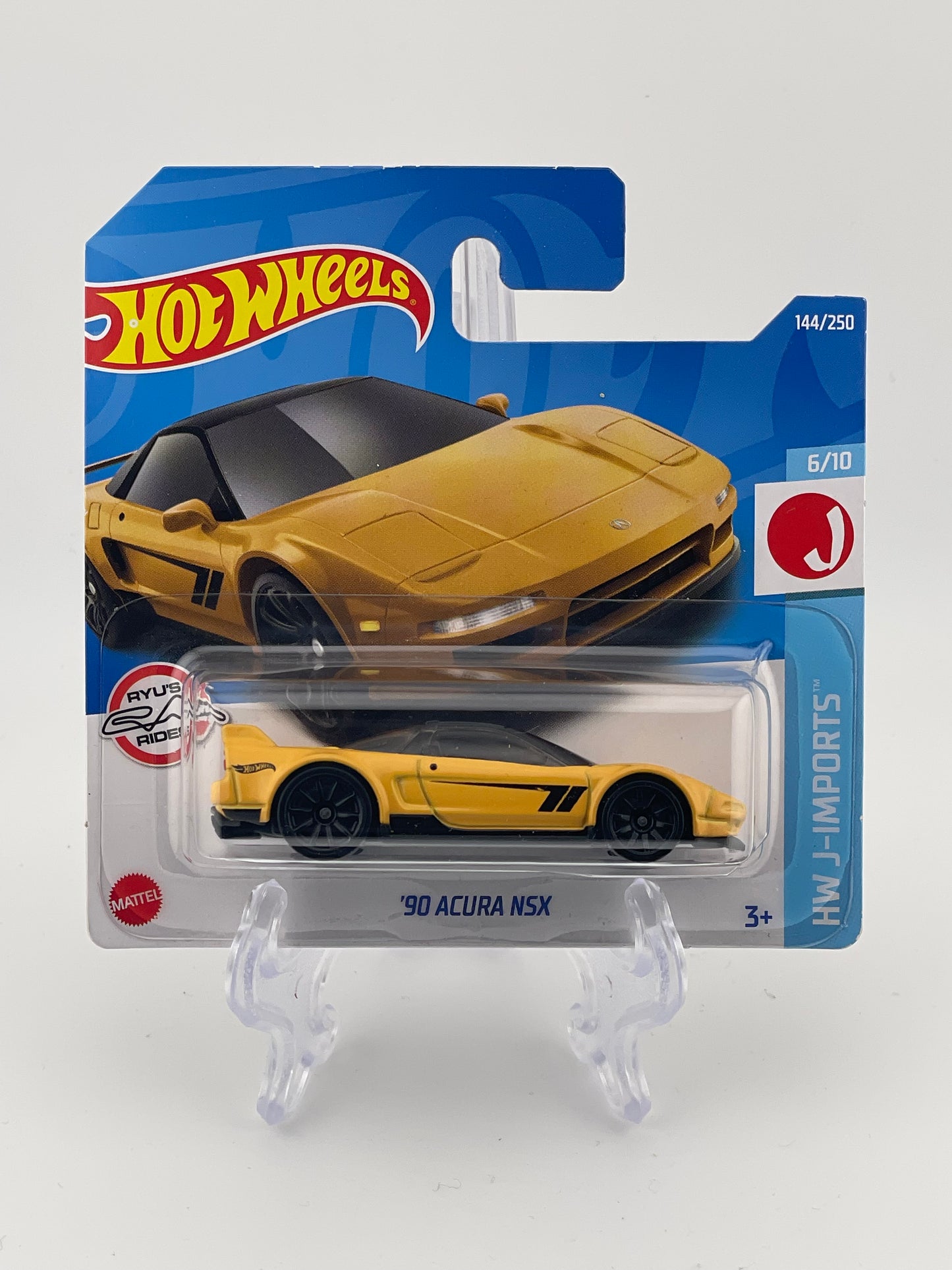 Hot Wheels Mainline '90 Acura NSX HW J-Imports 6/10 *Short Card*