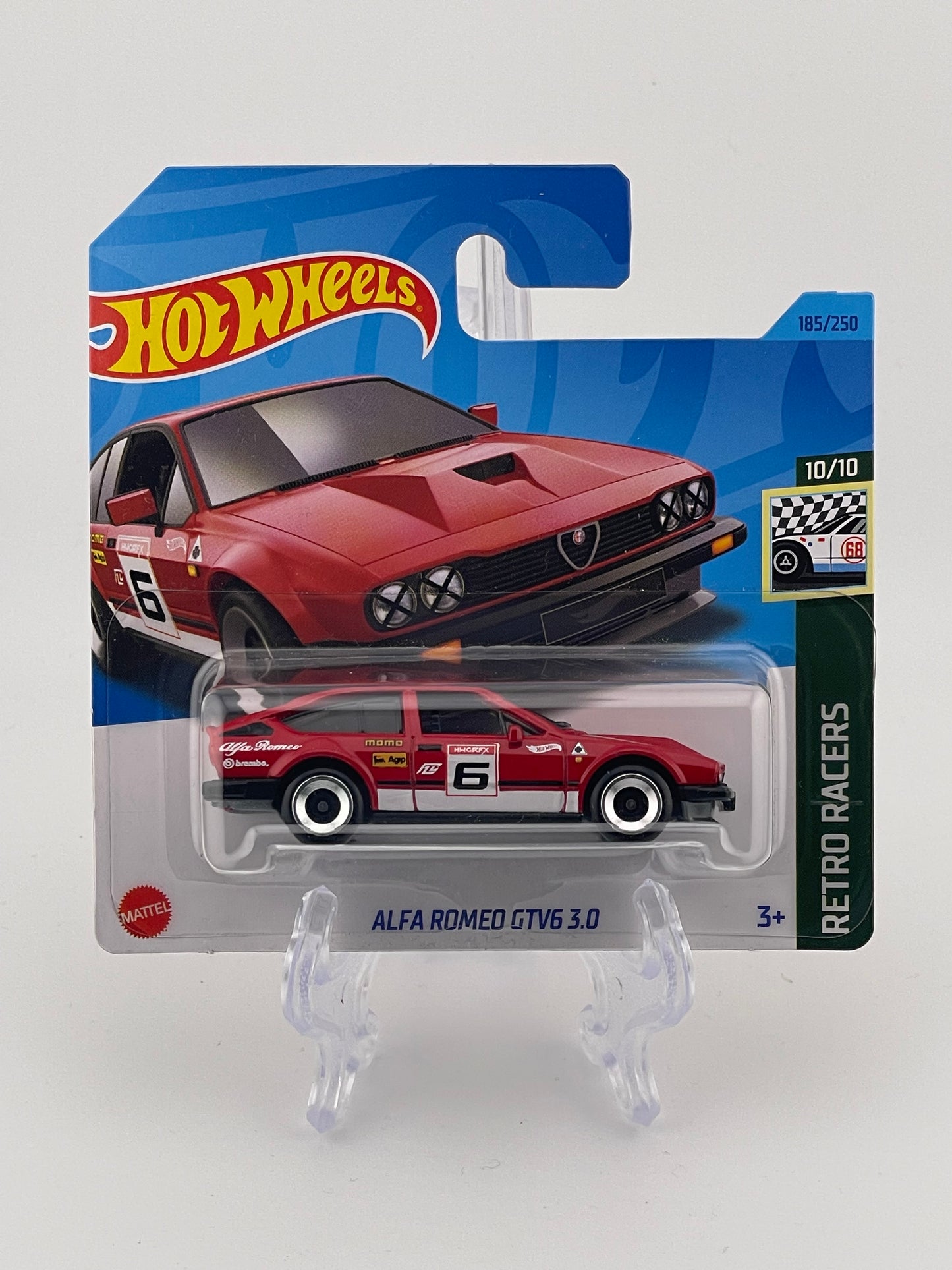 Hot Wheels Mainline Alfa Romeo GTV6 3.0 Retro Racers 10/10 *Short Card*