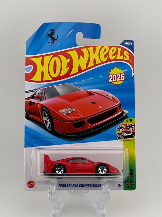 Hot Wheels Mainline Ferrari F40 Competizione Exotics 4/5