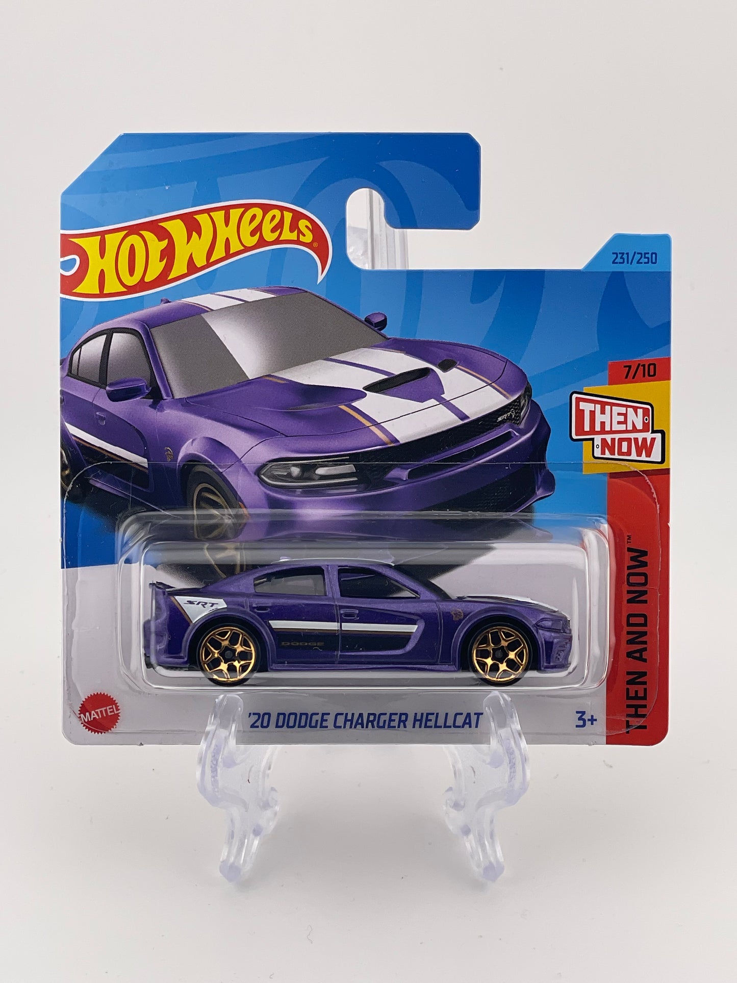 Hot Wheels Mainline '20 Dodge Charger Hellcat Then And Now 7/10 *Short Card*