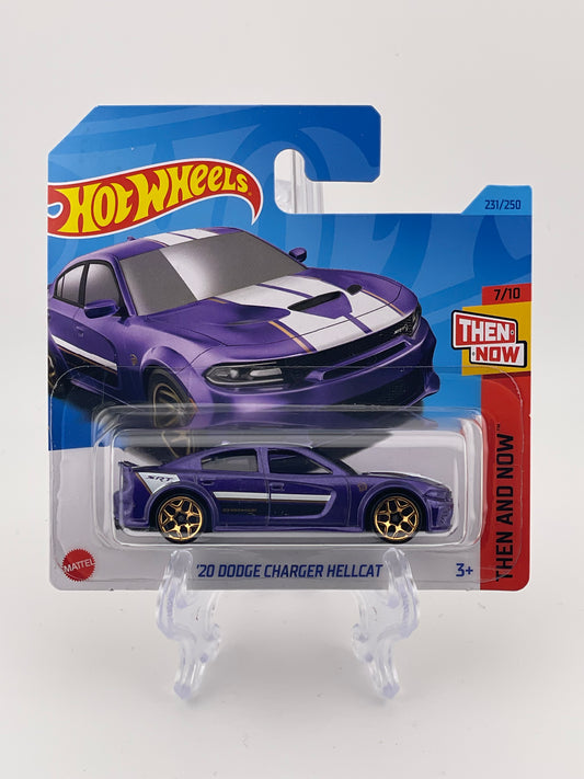 Hot Wheels Mainline '20 Dodge Charger Hellcat Then And Now 7/10 *Short Card*