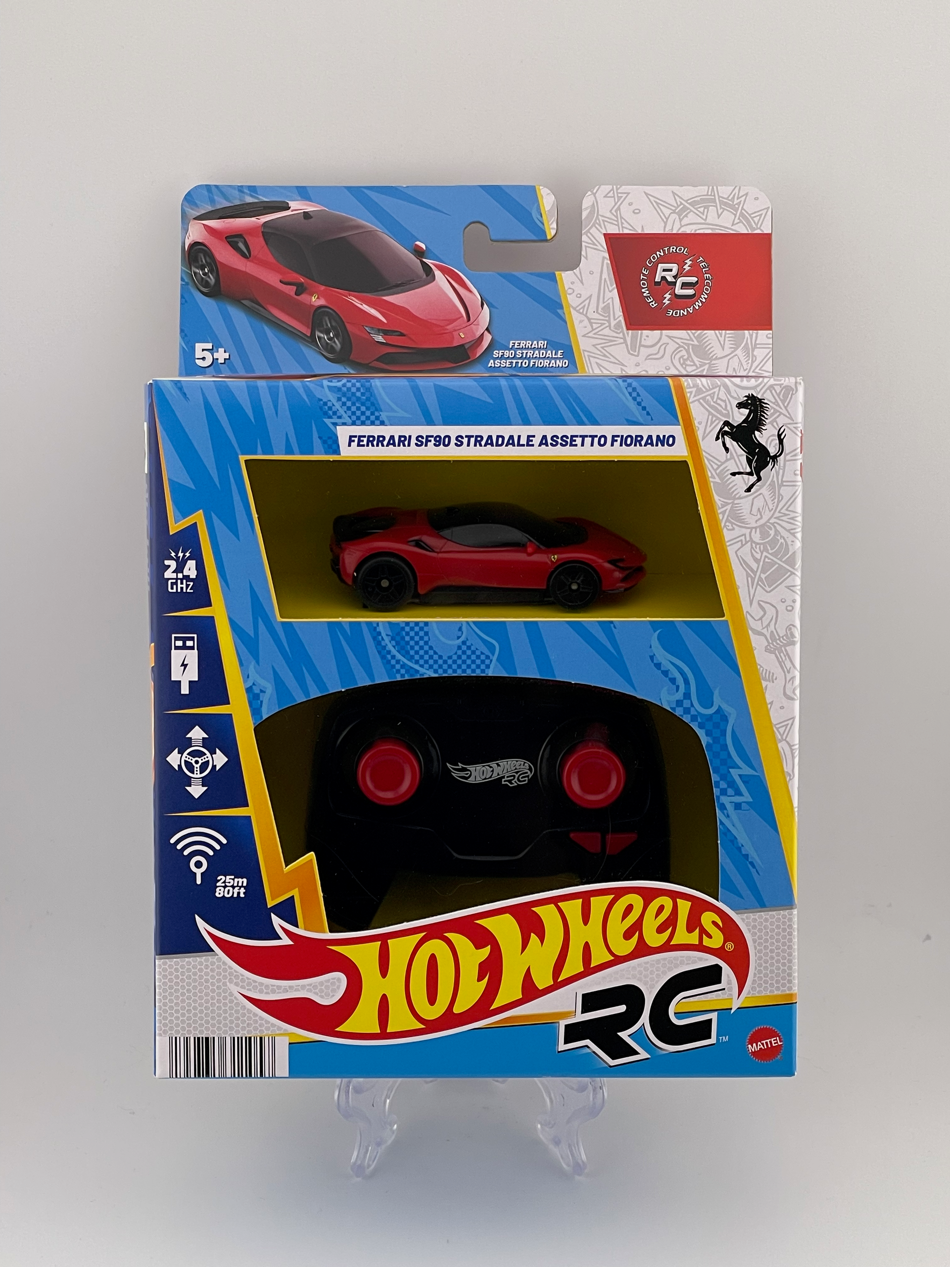 ミニカー Hot Wheels Ferrari SF90 Stradale RC Hot Wheels RC 1:64 Scale Ferrari SF90 Fiorano – Mastermind Toys