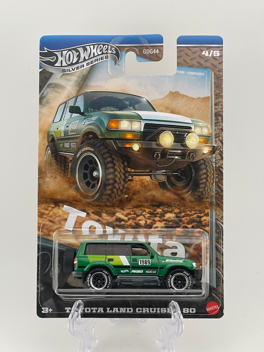 Hot Wheels Silver Series Toyota 4/5 Toyota Landcruiser 80