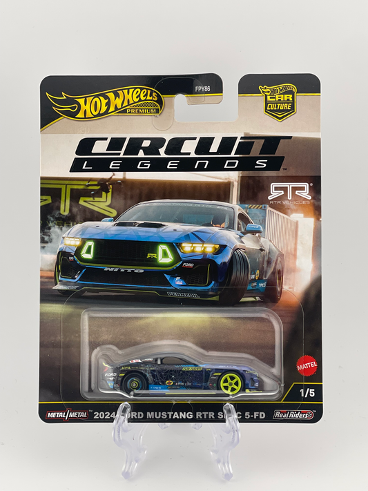 Hot Wheels Premium Car Culture Circuit Legends 1/5 2024 Ford Mustang RTR Spec 5-FD