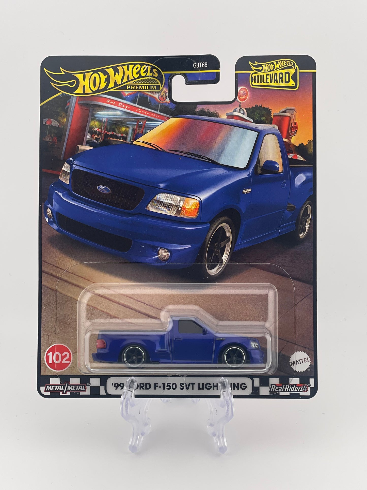 Hot Wheels Premium Boulevard #102 '99 Ford F-150 SVT Lightning