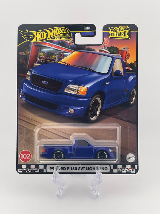 Hot Wheels Premium Boulevard #102 '99 Ford F-150 SVT Lightning