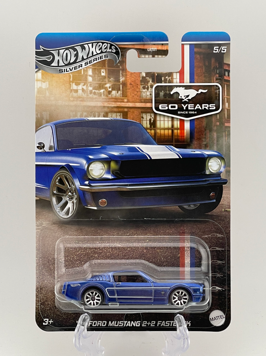 Hot Wheels Silver Series Mustang 60 Years *CHASE* 5/5 '65 Ford Mustang 2+2 Fastback