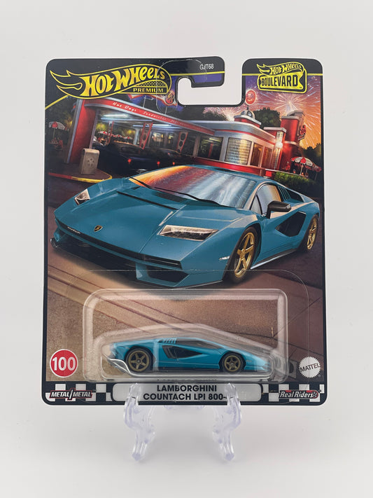 Hot Wheels Premium Boulevard #100 Lamborghini Countach LPI 800-4