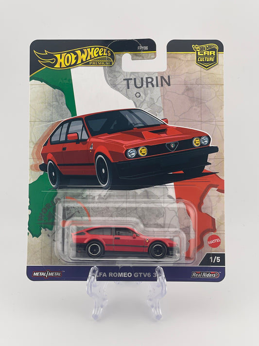 Hot Wheels Premium Car Culture World Tour 1/5 Alfa Romeo GTV6 3.0