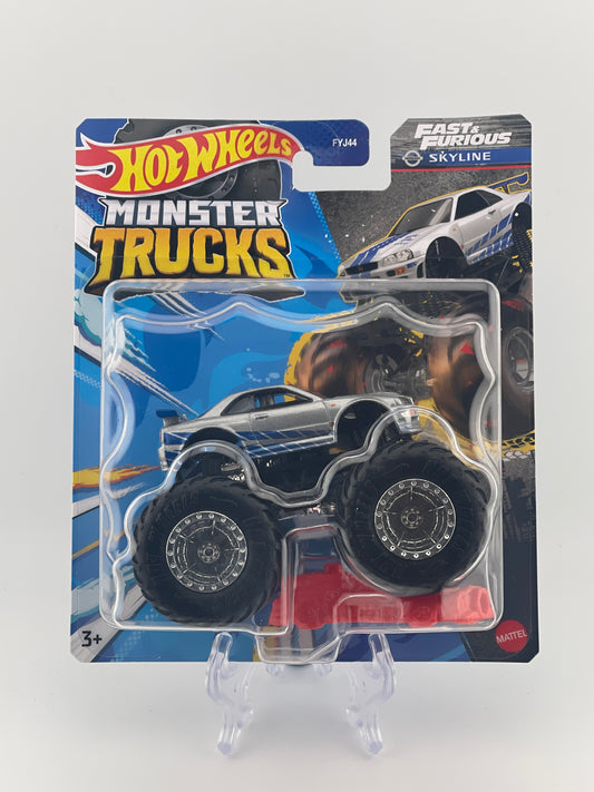 Hot Wheels Monster Trucks Fast & Furious Nissan Skyline GT-R BNR34