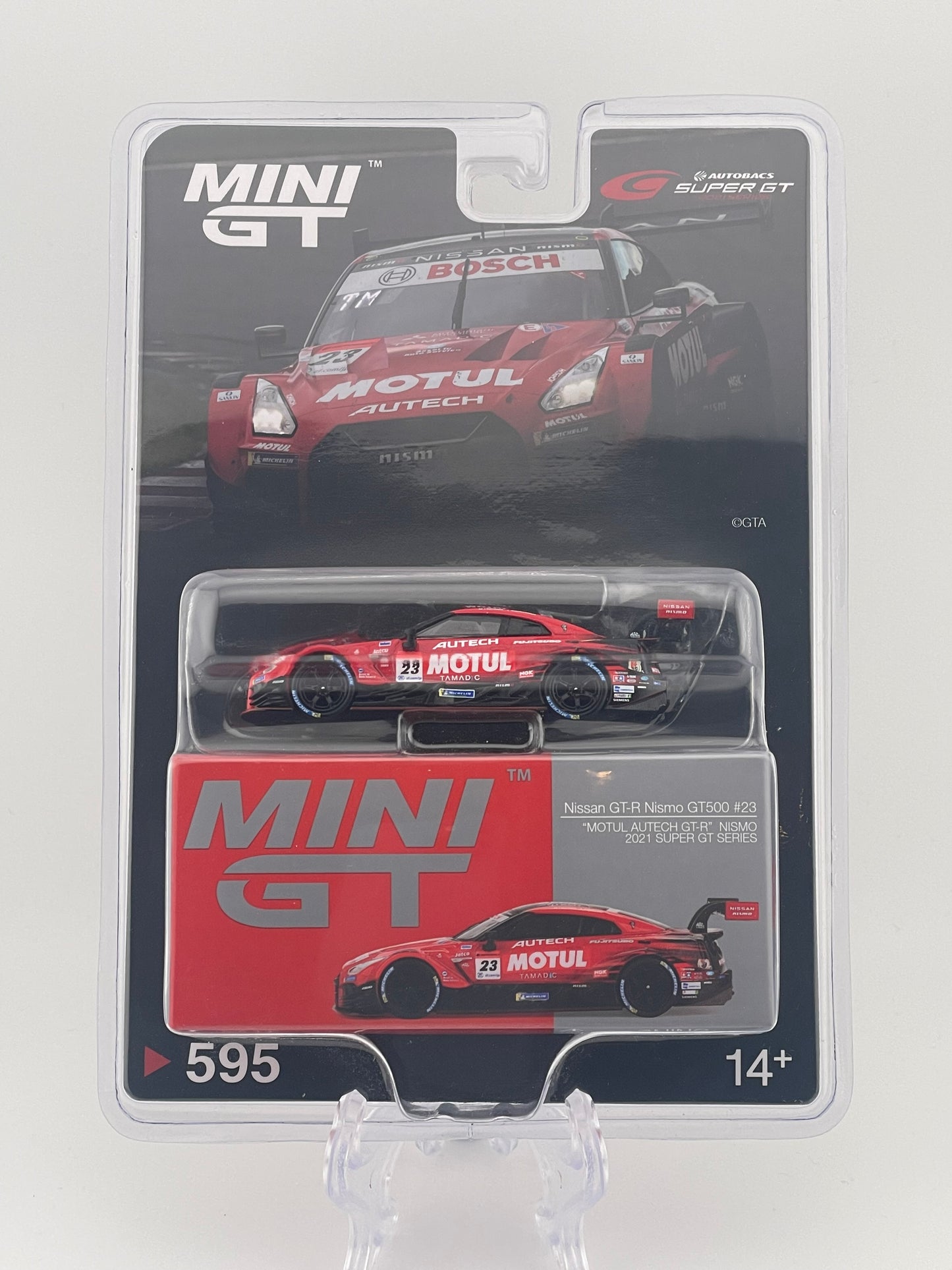 Mini GT Nissan GT-R Nismo GT500 #23 "Motul Autech GT-R" Nismo 2021 Super GT Series