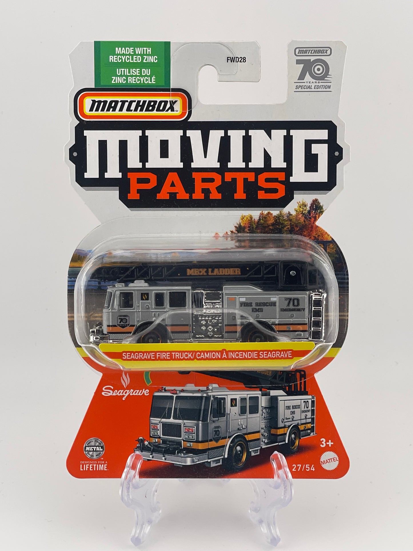 Matchbox Moving Parts Seagrave Fire Truck 27/54