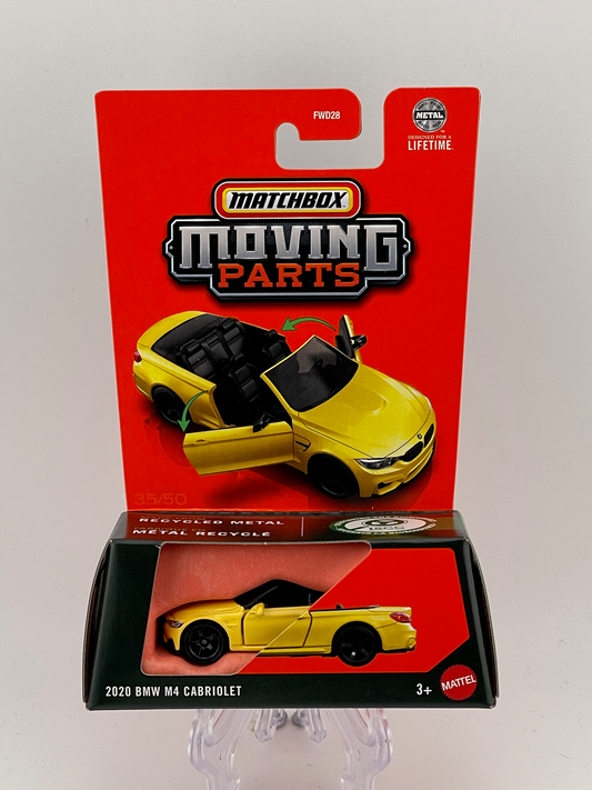 Matchbox Moving Parts 35/50 2020 BMW M4 Cabriolet