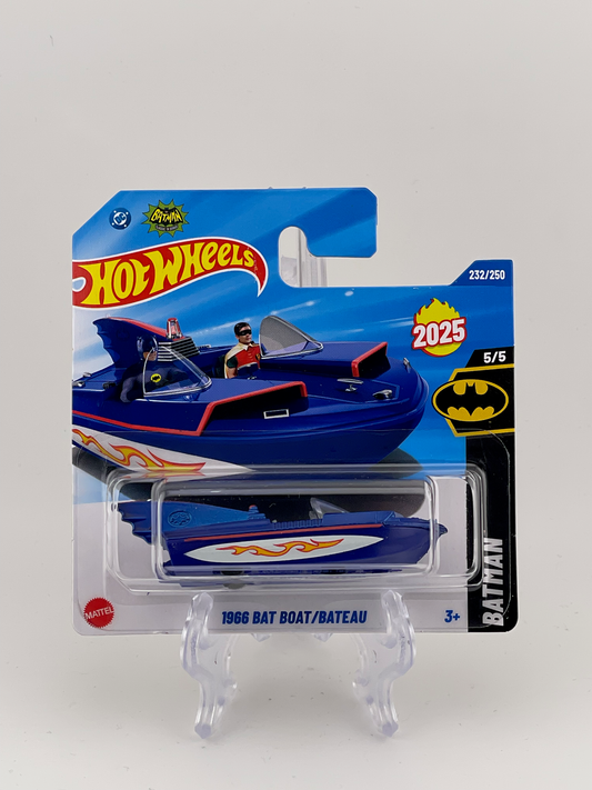 Hot Wheels Mainline 1966 Bat Boat/Bateau Batman 5/5 *Short Card*