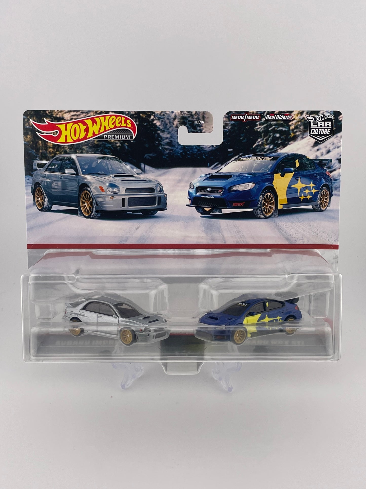 Hot Wheels Premium Car Culture Twin Pack Subaru Impreza WRX + '16 Subaru WRX STI