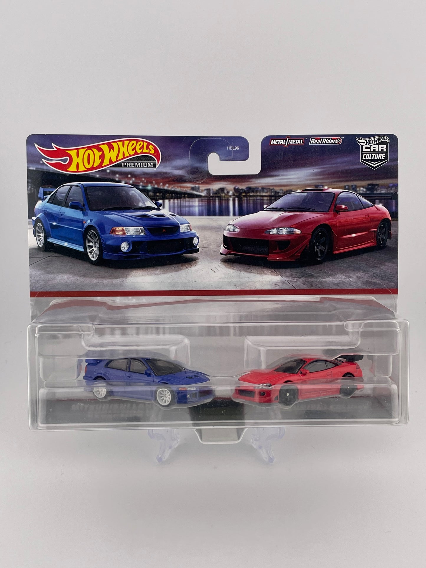 Hot Wheels Premium Car Culture Twin Pack Mitsubishi Lancer Evolution VI + '95 Mitsubishi Eclipse