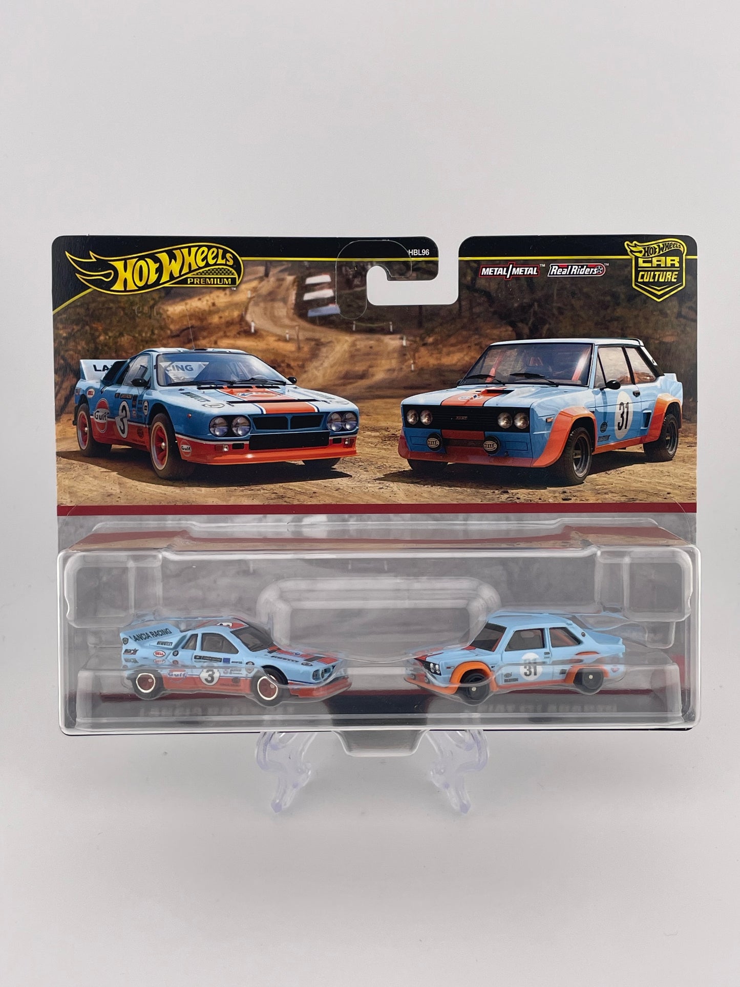 Hot Wheels Premium Car Culture Twin Pack Lancia Rally 037 + Fiat 131 Abarth