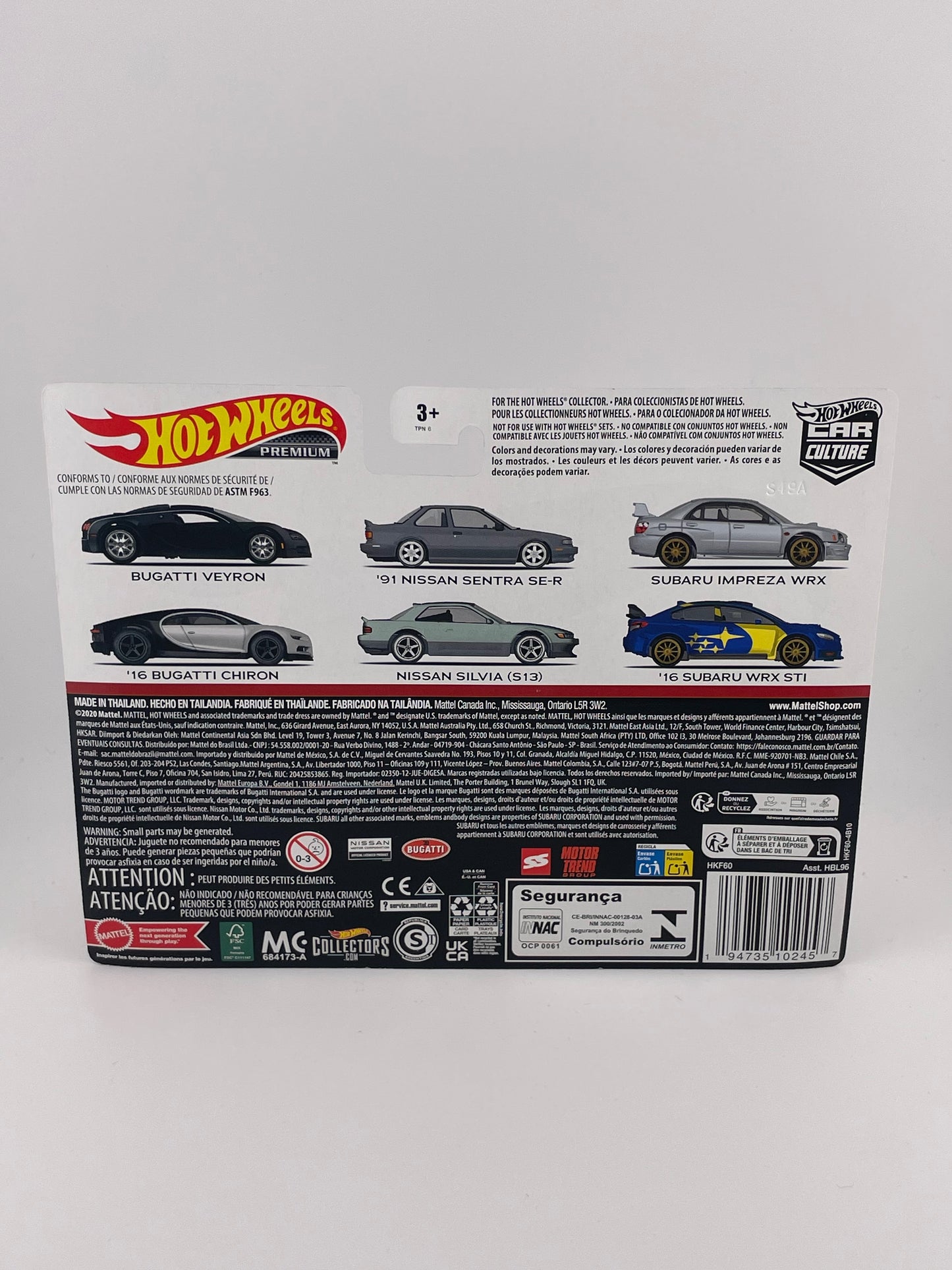 Hot Wheels Premium Car Culture Twin Pack Subaru Impreza WRX + '16 Subaru WRX STI