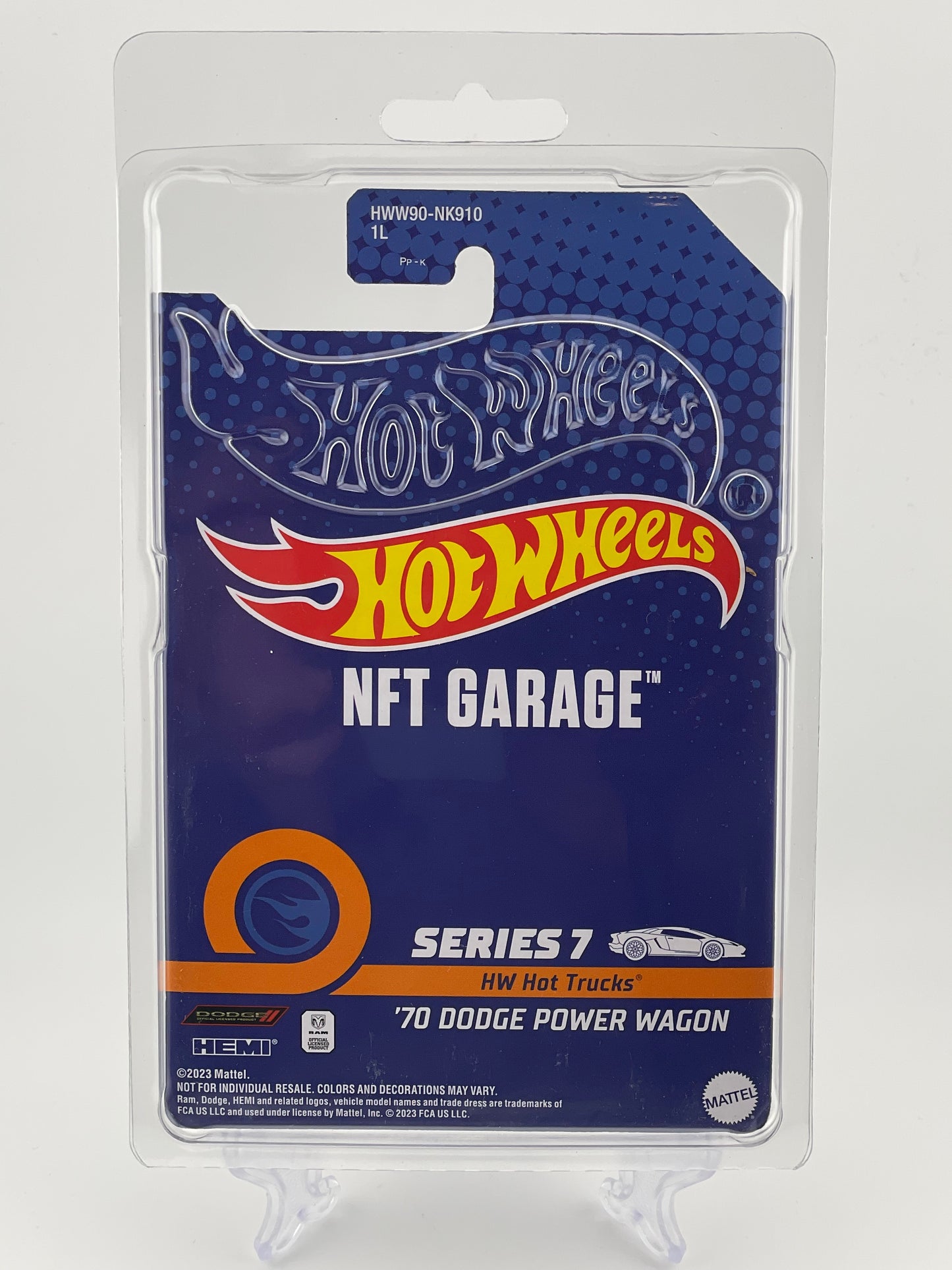 Hot Wheels RLC NFT #43 Series 7 '70 Dodge Power *Check Condition*