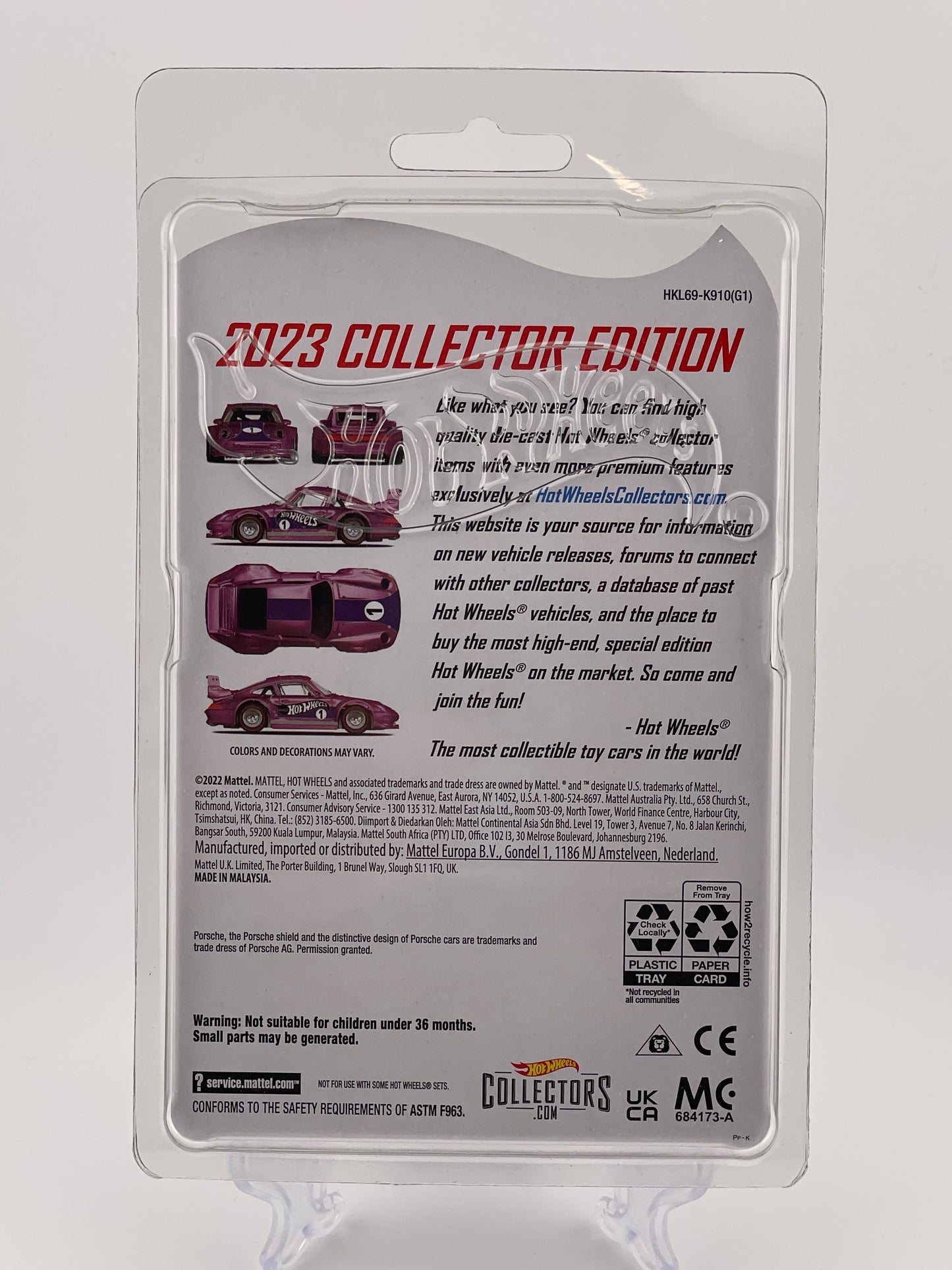 Hot Wheels Mail In 2023 Collector Edition Porsche 993 GT2