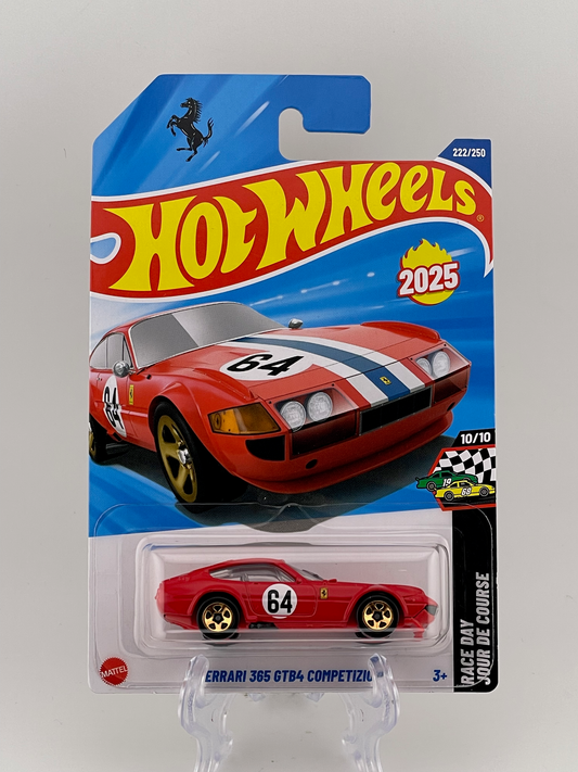 Hot Wheels Mainline Ferrari 365 GTB4 Competizione Race Day 10/10