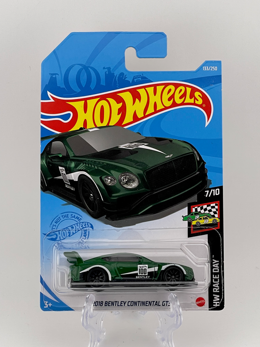 Hot Wheels Mainline 2018 Bentley Continental GT3 HW Race Day 7/10