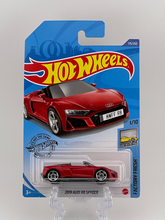 Hot Wheels Mainline 2019 Audi R8 Spyder Factory Fresh 1/10