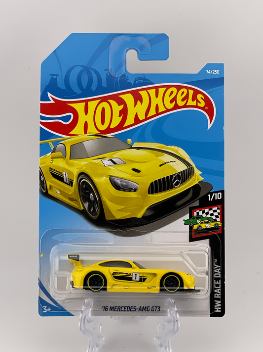 Hot Wheels Mainline '16 Mercedes-AMG GT3 HW Race Day 1/10