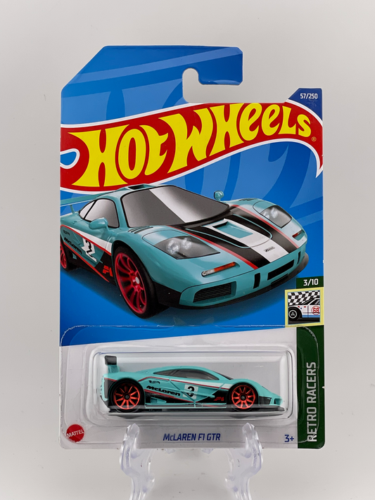 Hot Wheels Mainline McLaren F1 GTR Retro Racers 3/10