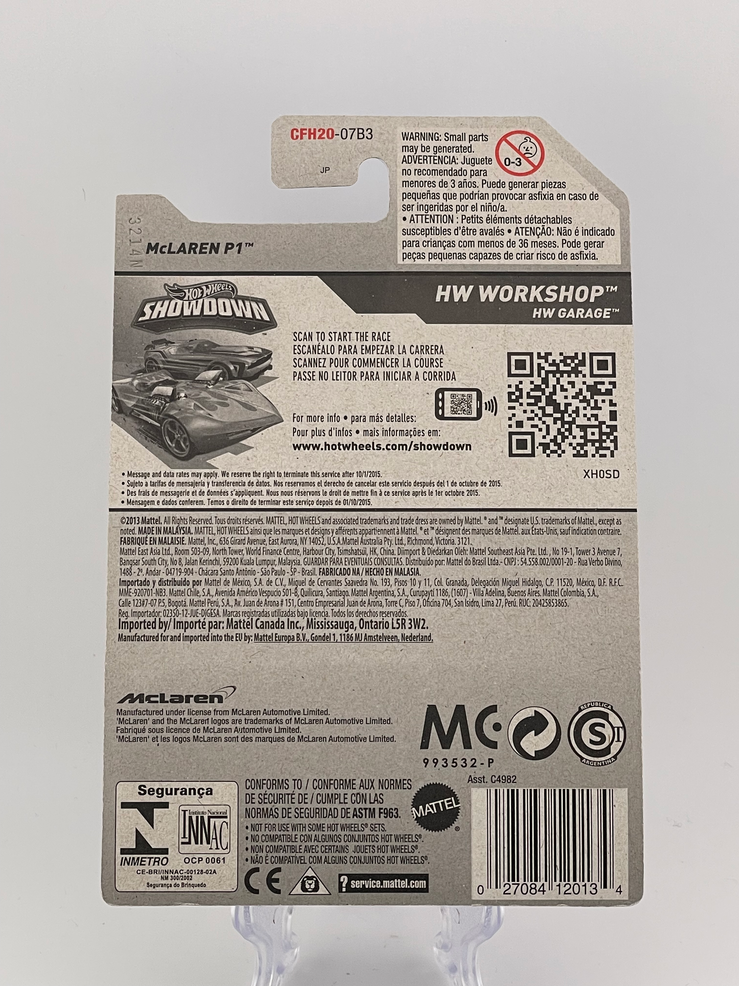 Hot Wheels Mainline McLaren P1 HW Workshop