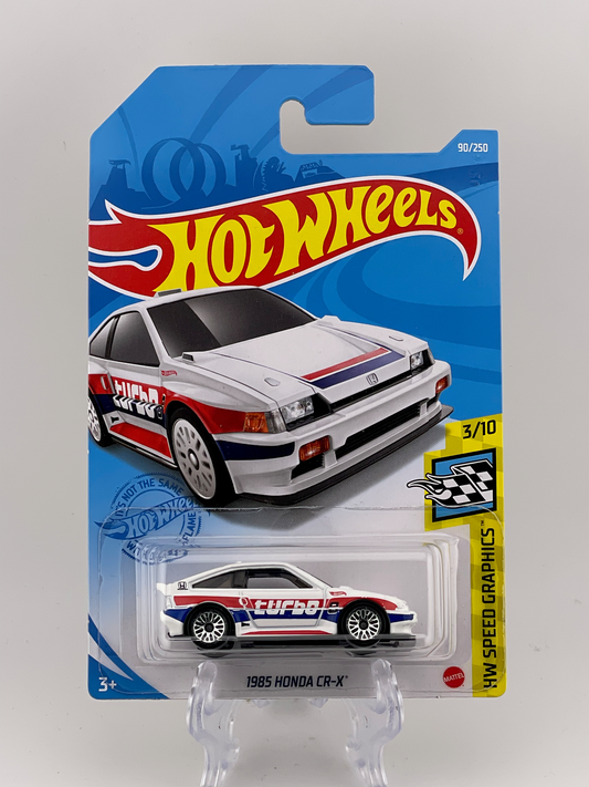 Hot Wheels Mainline 1985 Honda CR-X HW Speed Graphics 3/10